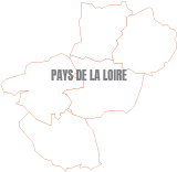 Carte du pays de la Loire